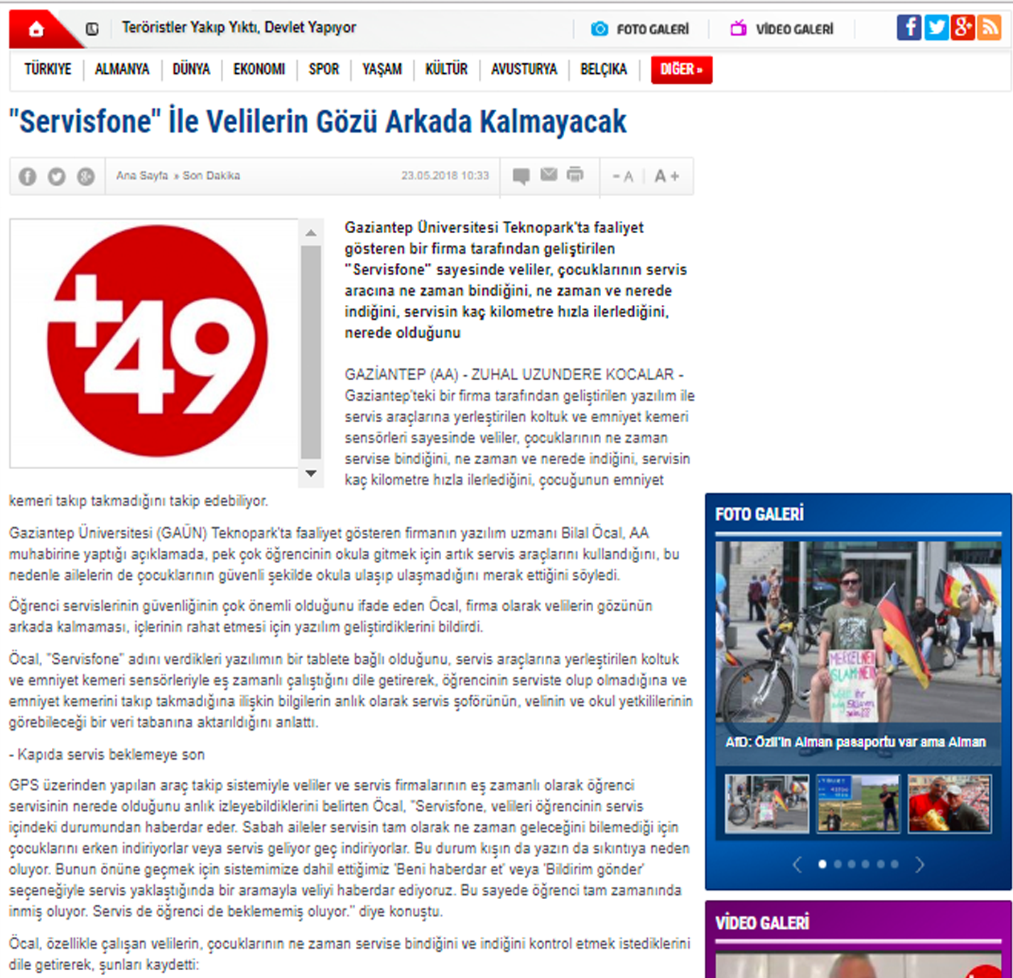 Servis aracı yeni yönetmeliği Artı49'da