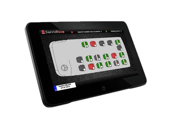 Komple Okul Servis Aracı Koltuk Sensör Sistemi